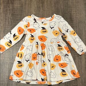Kids Halloween Ghost and Pumpkin Costume Dress